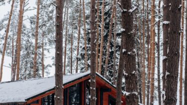 sommerhus ved juletid